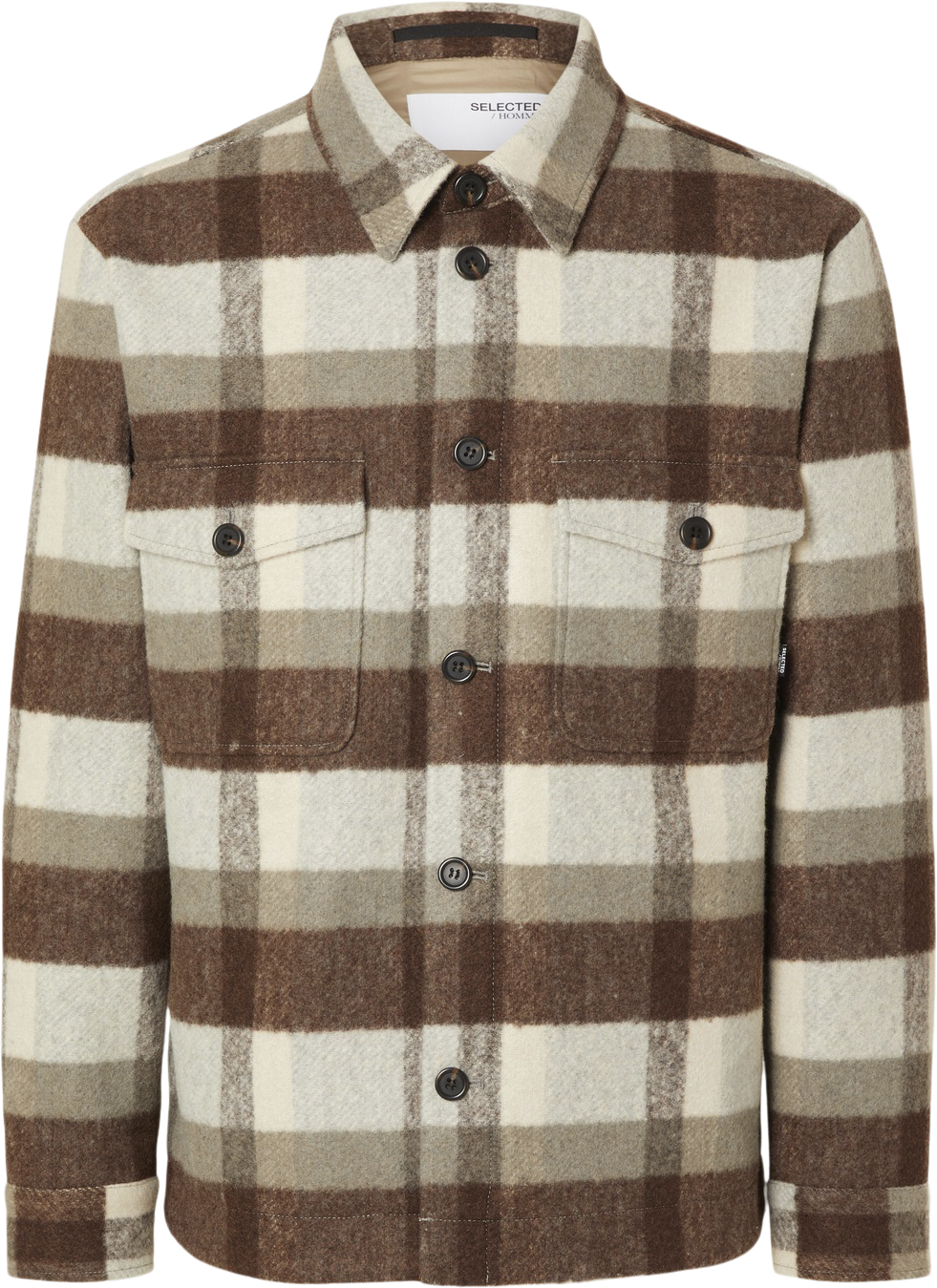 Selected Homme Slharchive Overshirt Noos Herr Overshirts Stl. L - Från Magasin