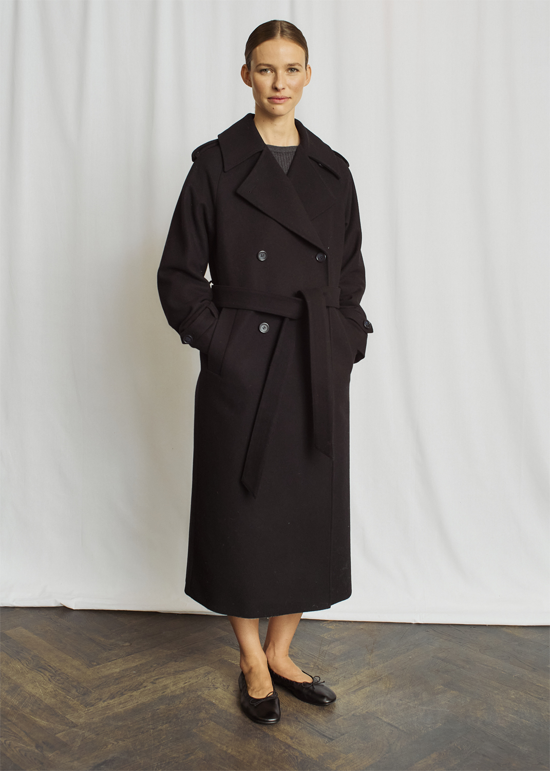 Bruun & Stengade BS Kaylee Wool Coat Dam Kappor Stl. 40 - Från Magasin