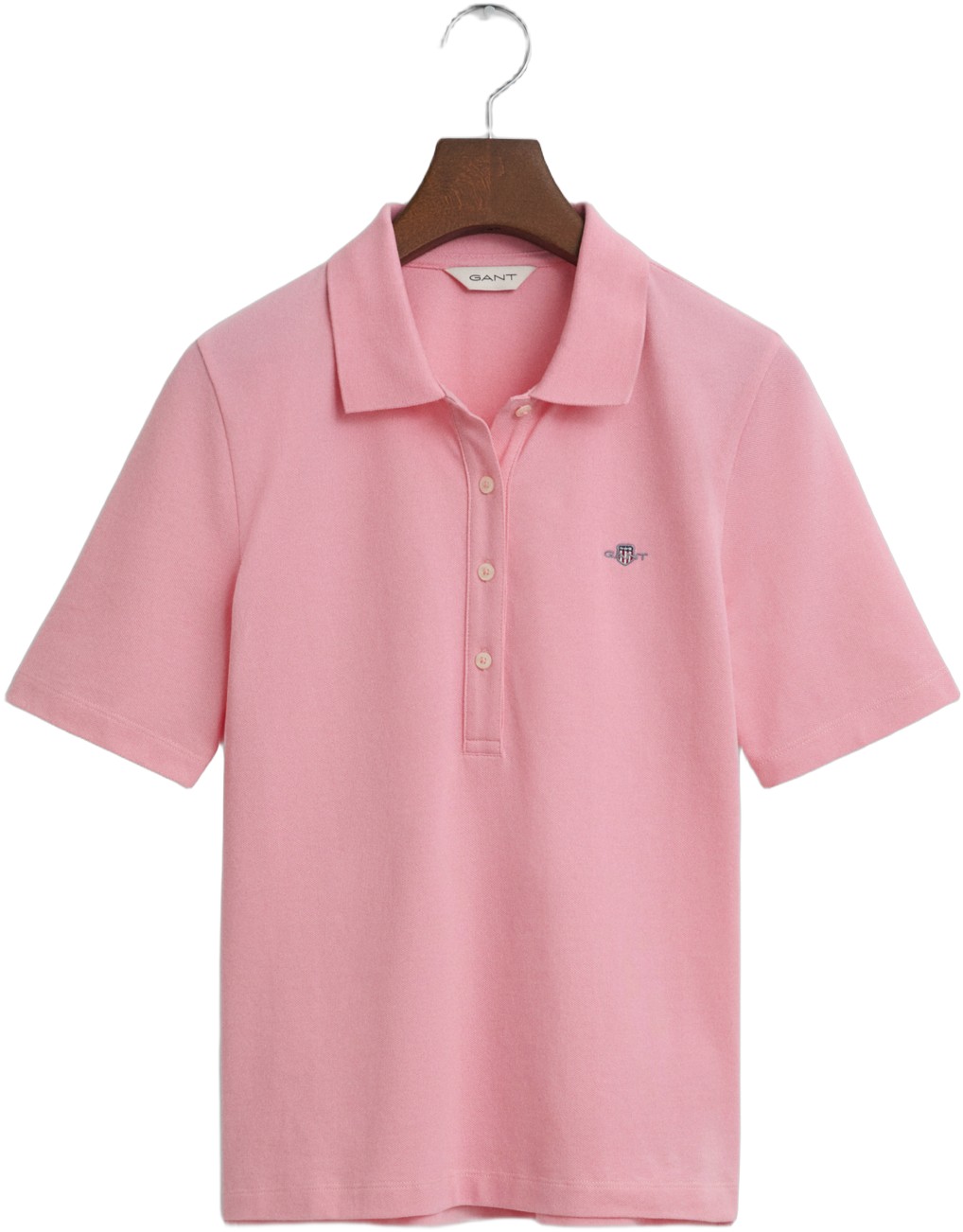 Gant Slim Shield SS Pique Polo Dam Kortärmade Pikétröjor Stl. S - Från Magasin