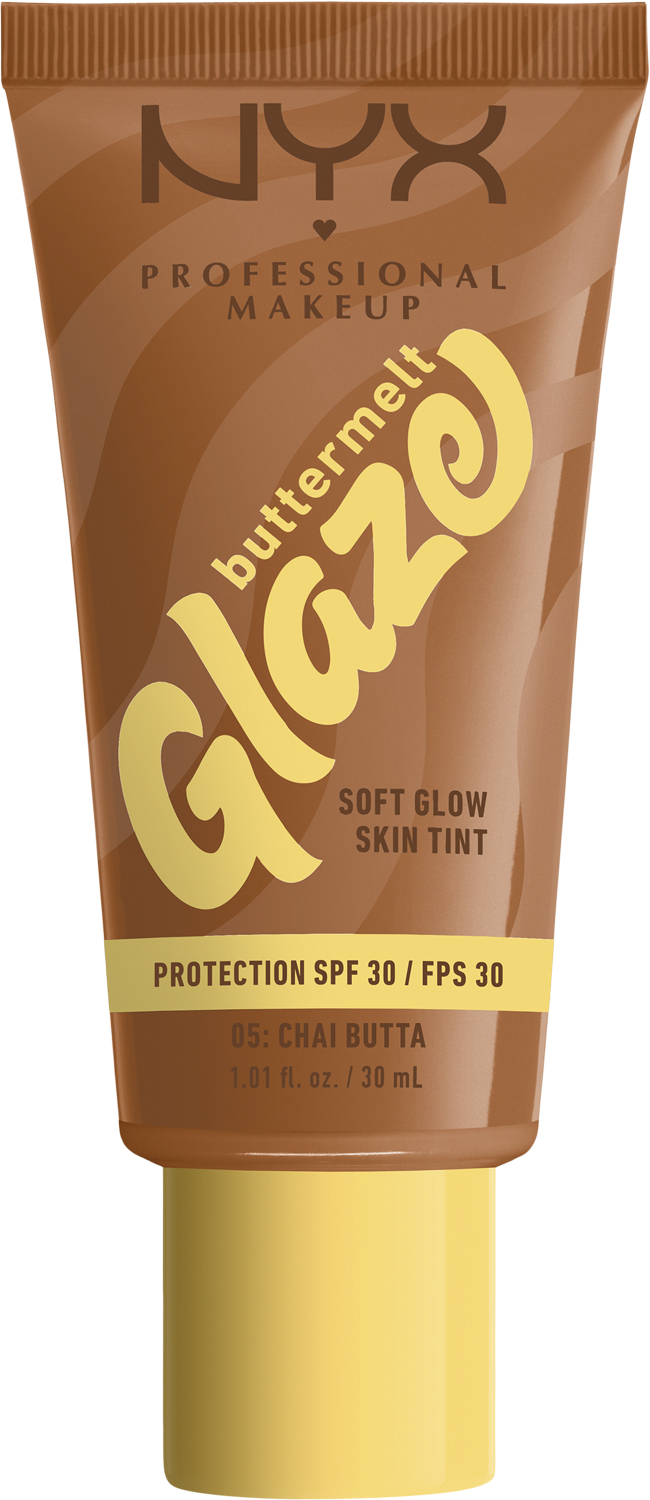 NYX PROFESSIONAL MAKEUP Buttermelt Glaze Spf30 Foundation Chai Butta 05 30.0ml - Flytande Från Magasin