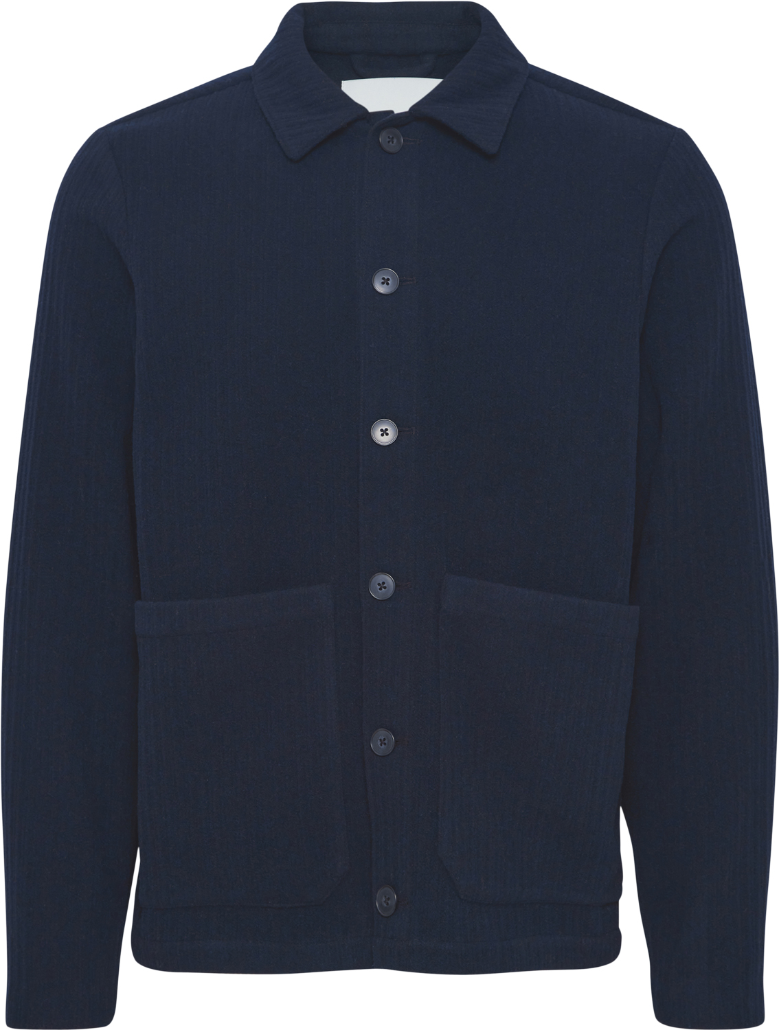 Casual Friday Cfaske Structuret Wool mix Jacket Herr Overshirts Stl. S - Från Magasin