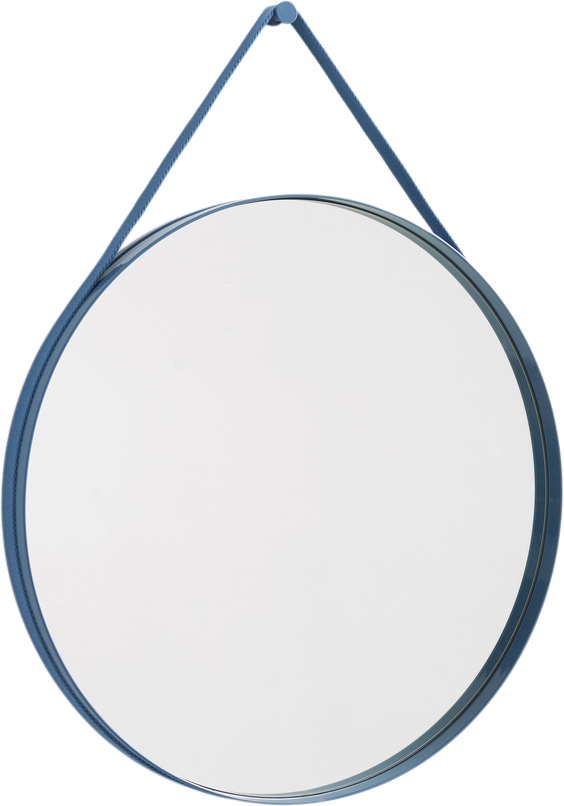 Hay Strap Mirror No 2, Ø70 - Väggspeglar Från Magasin
