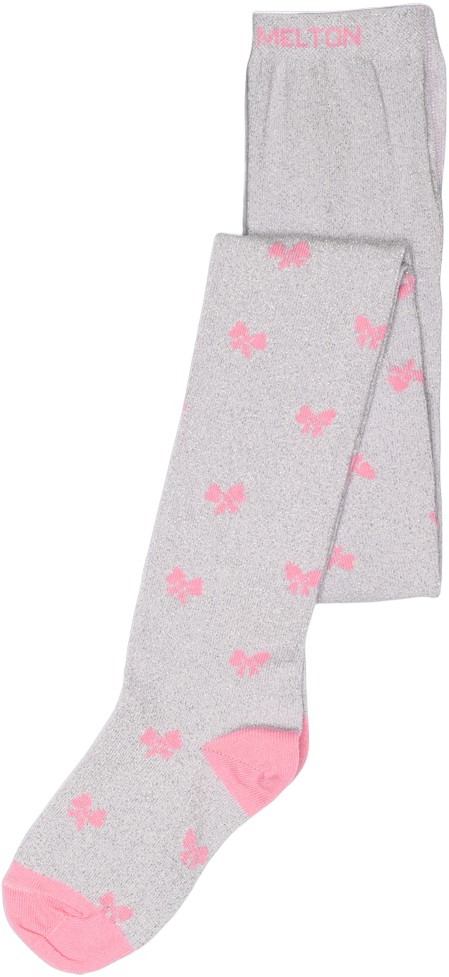 mpKids Bow Glitter Tights Stl. 80/86 fepojkar - Byxor Från Magasin