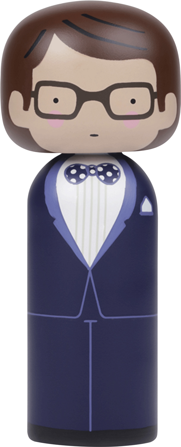 Lucie Kaas Sketch. inc Kokeshi | Yves, H14,5 cm 1:1 - 14,5 Figurer Från Magasin