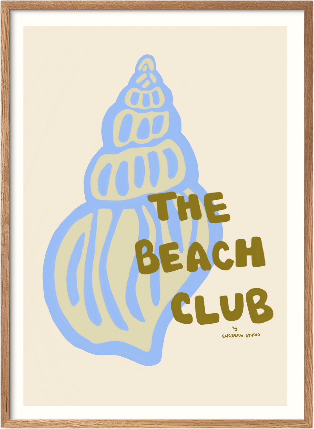 Poster & Frame Engberg Studio The Beach Club - 30 x 40 cm Affischer Från Magasin