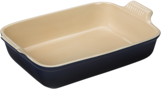 Le Creuset Heritage fad 37/32cm Black - Ugnsfasta Formar Från Magasin