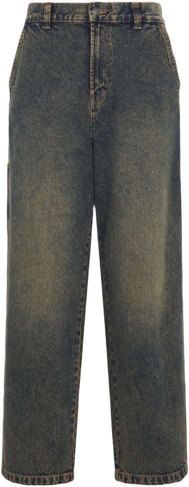 Dickies Madison Baggy FIT Denim Yellow Fade Herr Jeans Stl. W30 L30 - Från Magasin