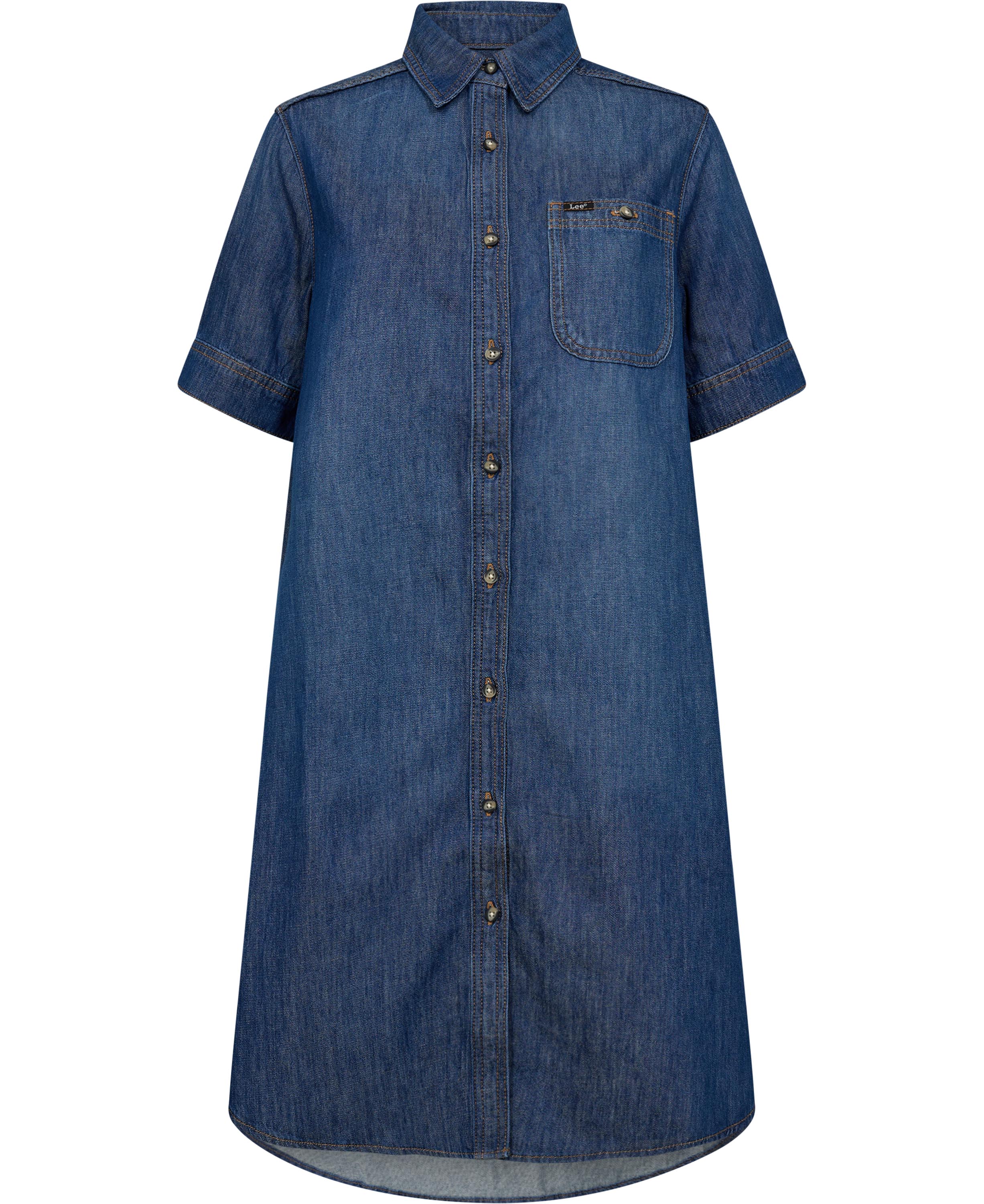 Lee ALL_Purpose_A_Line_Dress Fast_Talk Dam Långärmade Blusar Stl. M - Från Magasin