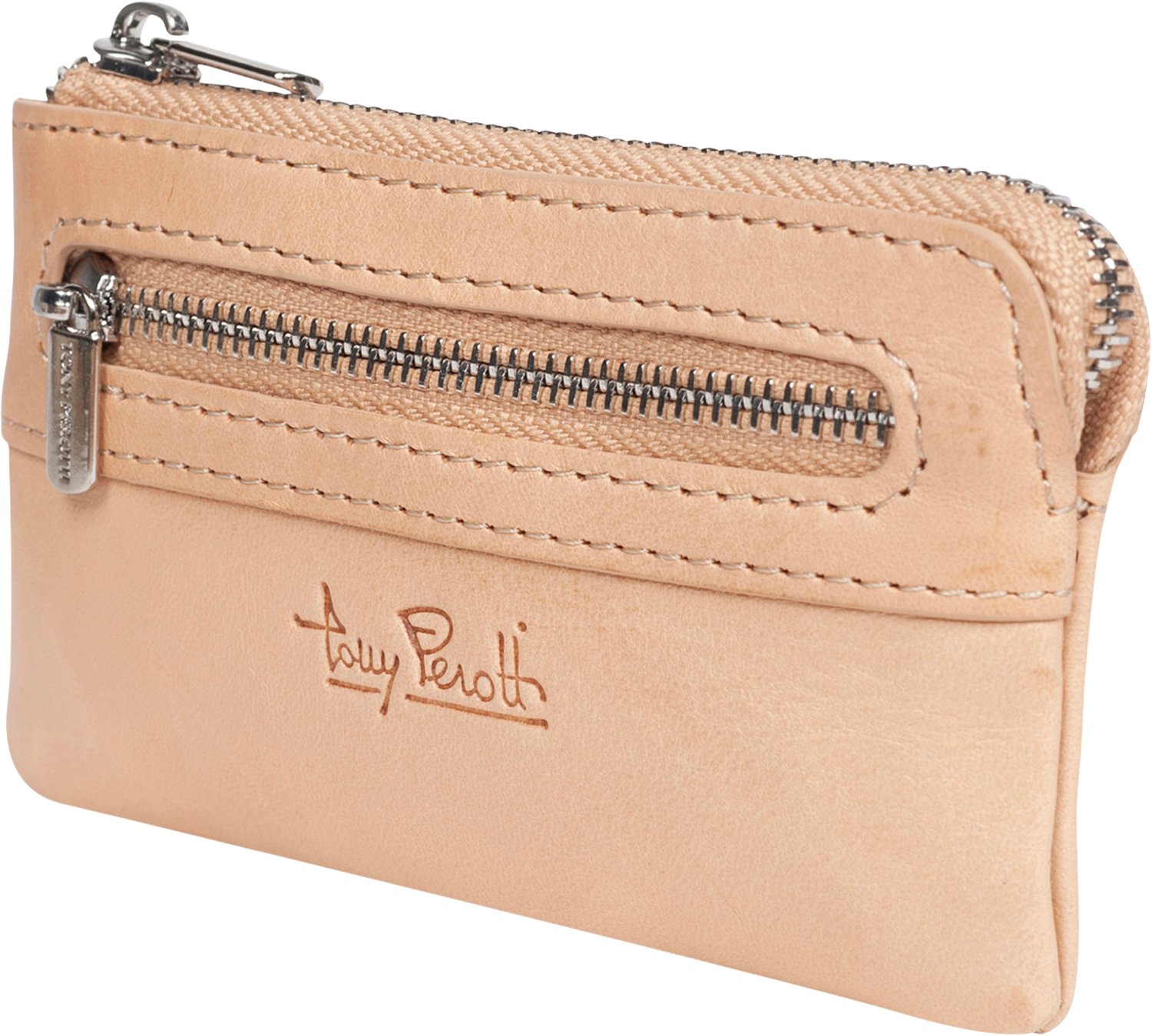 Tony Perotti Key Pouch With Zipper and Coin Pocket Herr Korthållare Stl. 11,5x7x2cm - Från Magasin