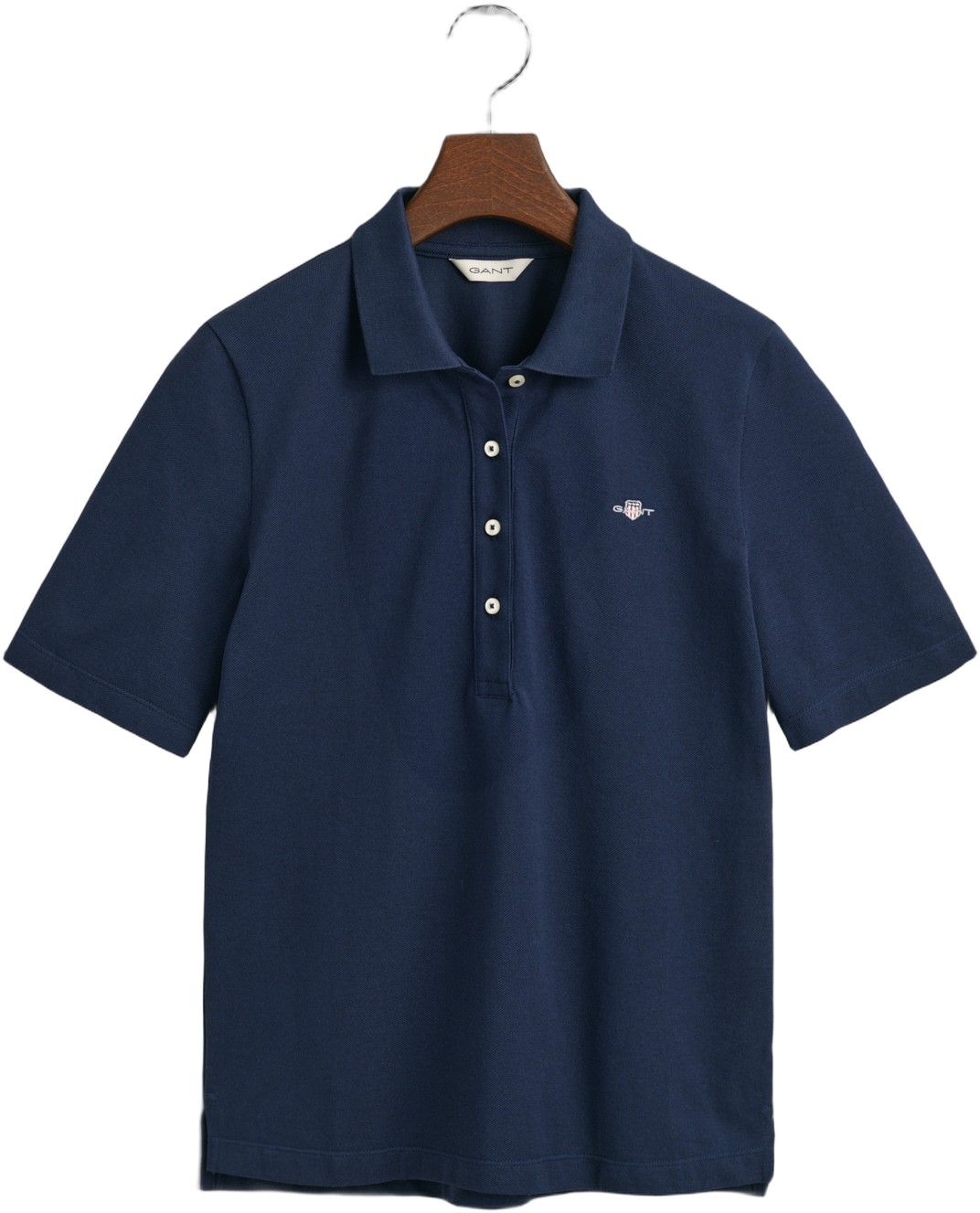 Gant Slim Shield SS Pique Polo Dam Kortärmade Pikétröjor Stl. S - Från Magasin