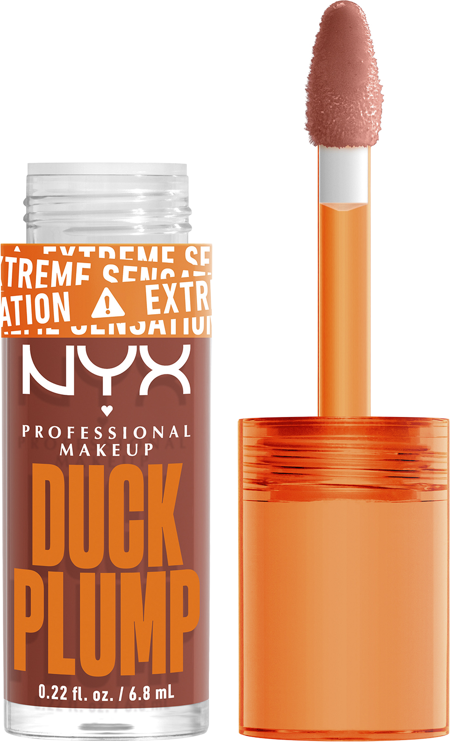 NYX PROFESSIONAL MAKEUP Duck Plump Lip Gloss Brown Of Applause 05 7.0ml - Plumper Från Magasin
