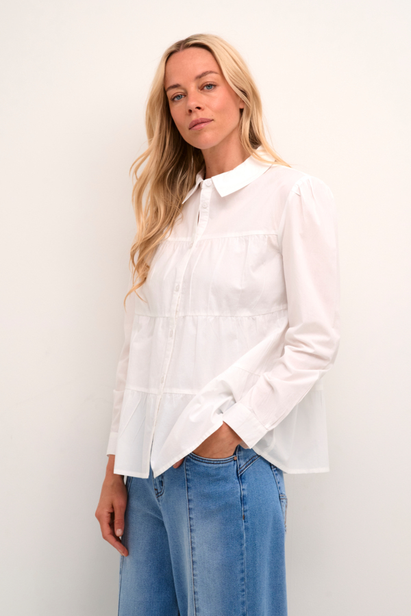 Cream Crmalinka Shirt Dam Långärmade Skjortor Stl. 44 - Från Magasin
