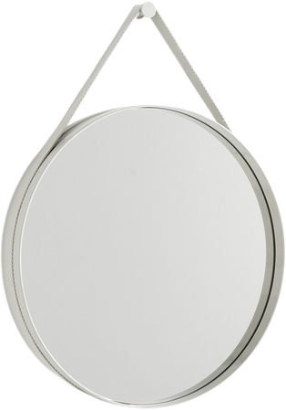 Hay Strap Mirror No 2, Ø50 - Väggspeglar Från Magasin