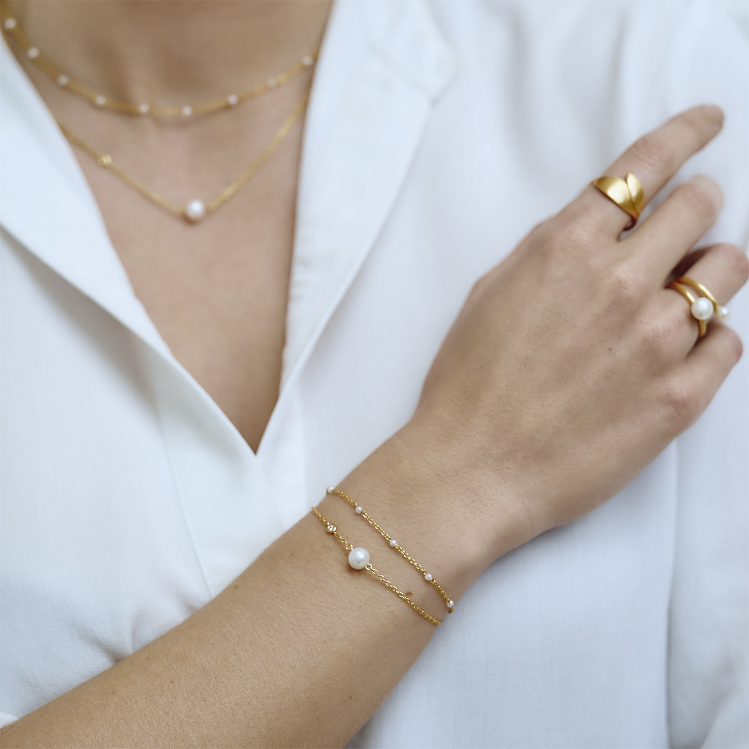 ByBiehl Scarlett Bracelet Dam Pärlarmand Stl. NO_SIZE - Från Magasin