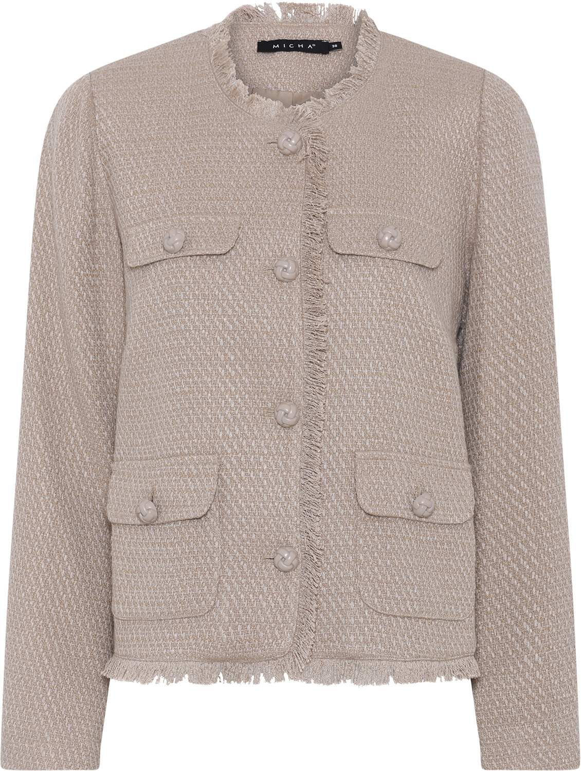 Micha Jacket_ Soft Tweed Jacket Dam Jackor Stl. 38 - Från Magasin