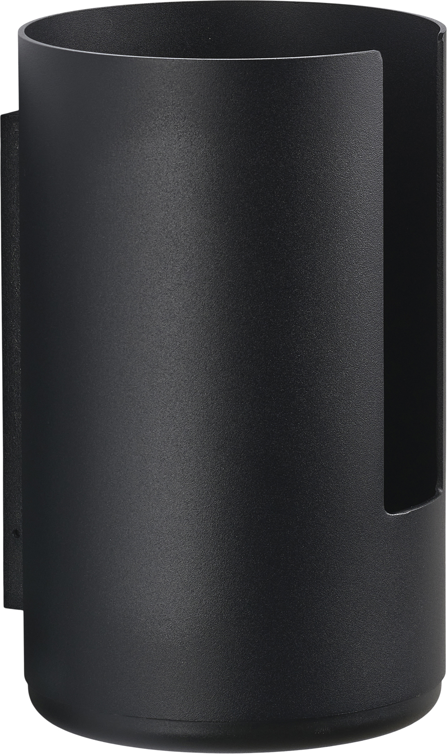 Zone Toalettpappersförvaring för Vägg Rim D13x21 Black - 21,8 cm Toalettrullehållare Från Magasin