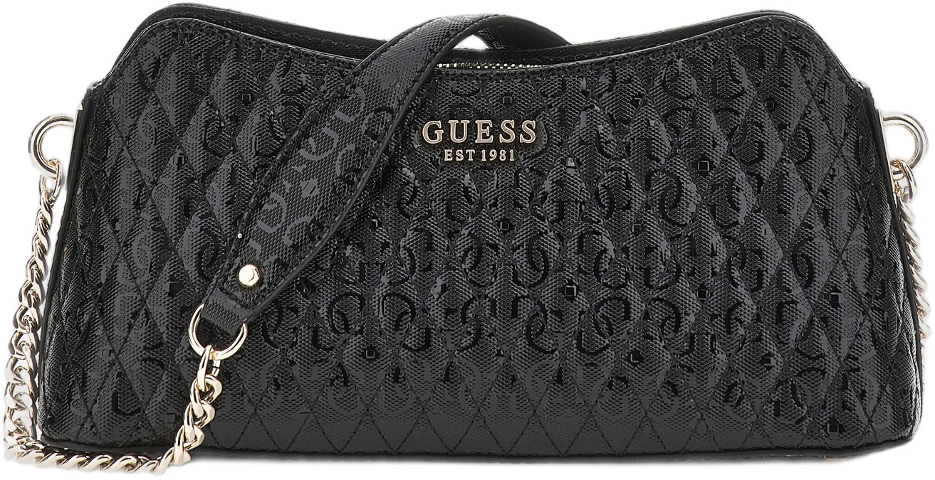 GUESS Betula TOP ZIP Shoulder BAG Dam Stl. - Axelremsväskor Från Magasin