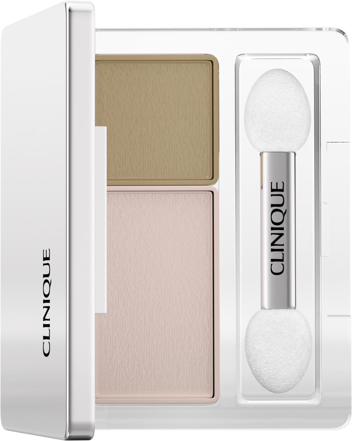 Clinique All About Shadow Duo Eyeshadow Seashell Pink/fawn Satin 1.70 G - Paletter Från Magasin