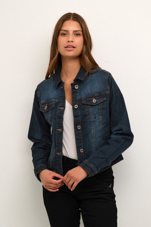 Cream Lisa Denim Jacket Dam Jeansjackor Stl. 44 - Från Magasin