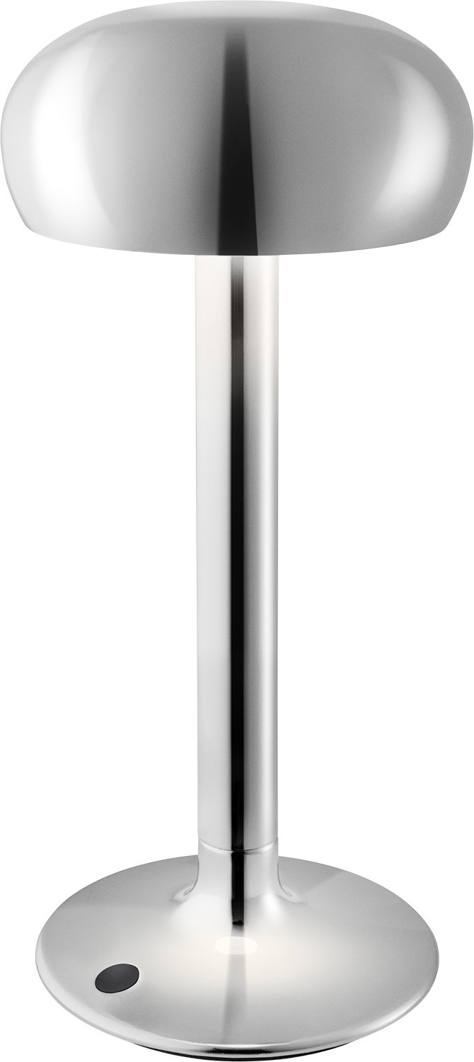 Eva Solo Emendo LED Batterilampe Chrome - 4 Bordslampor Från Magasin