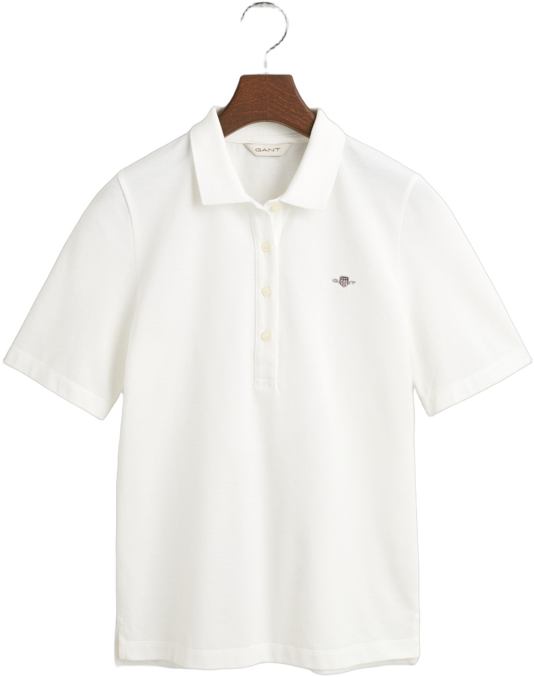 Gant Slim Shield SS Pique Polo Dam Kortärmade Pikétröjor Stl. S - Från Magasin