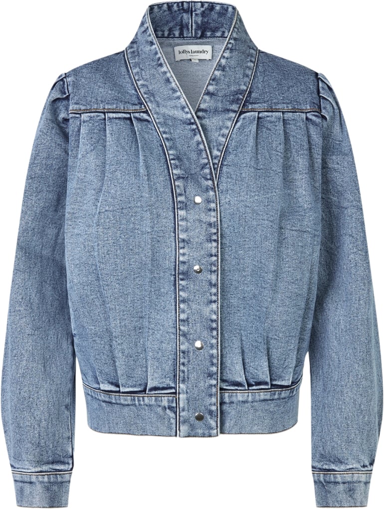 Lollys Laundry Irishll Jacket LS Dam Jeansjackor Stl. XL - Från Magasin