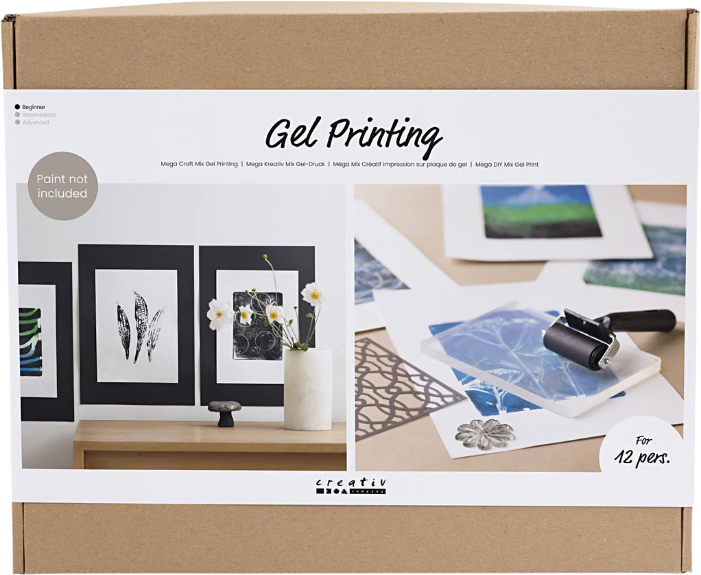 Creativ Company Mega DIY Mix Gel Print - Kit Från Magasin