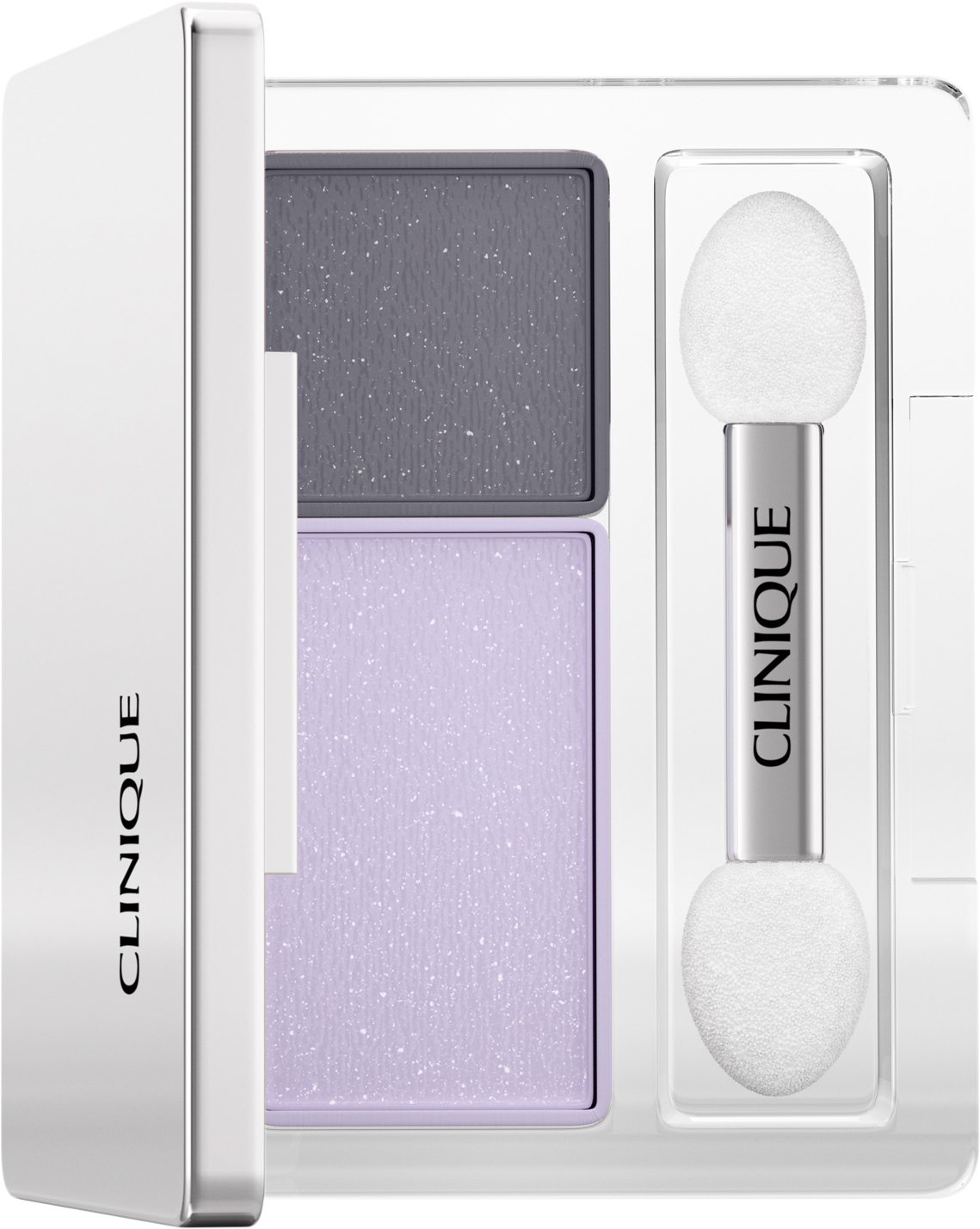 Clinique All About Shadow Duo Eyeshadow Blackberry Frost 1.70 G - Paletter Från Magasin