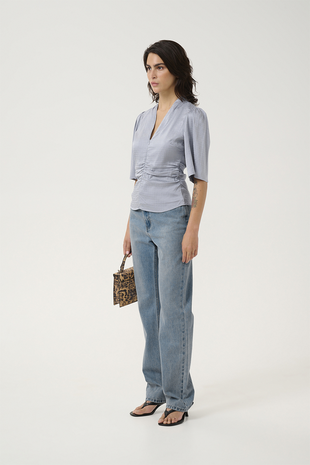 Gestuz Gzbianca Blouse Dam Långärmade Blusar Stl. 34 - Från Magasin