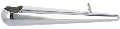 Uyuni Bonfire Candle Holder 1'arm Taper - Chrome 14,5 x 5,6 CM NO_SIZE Ljusstakar För Kronljus Från Magasin
