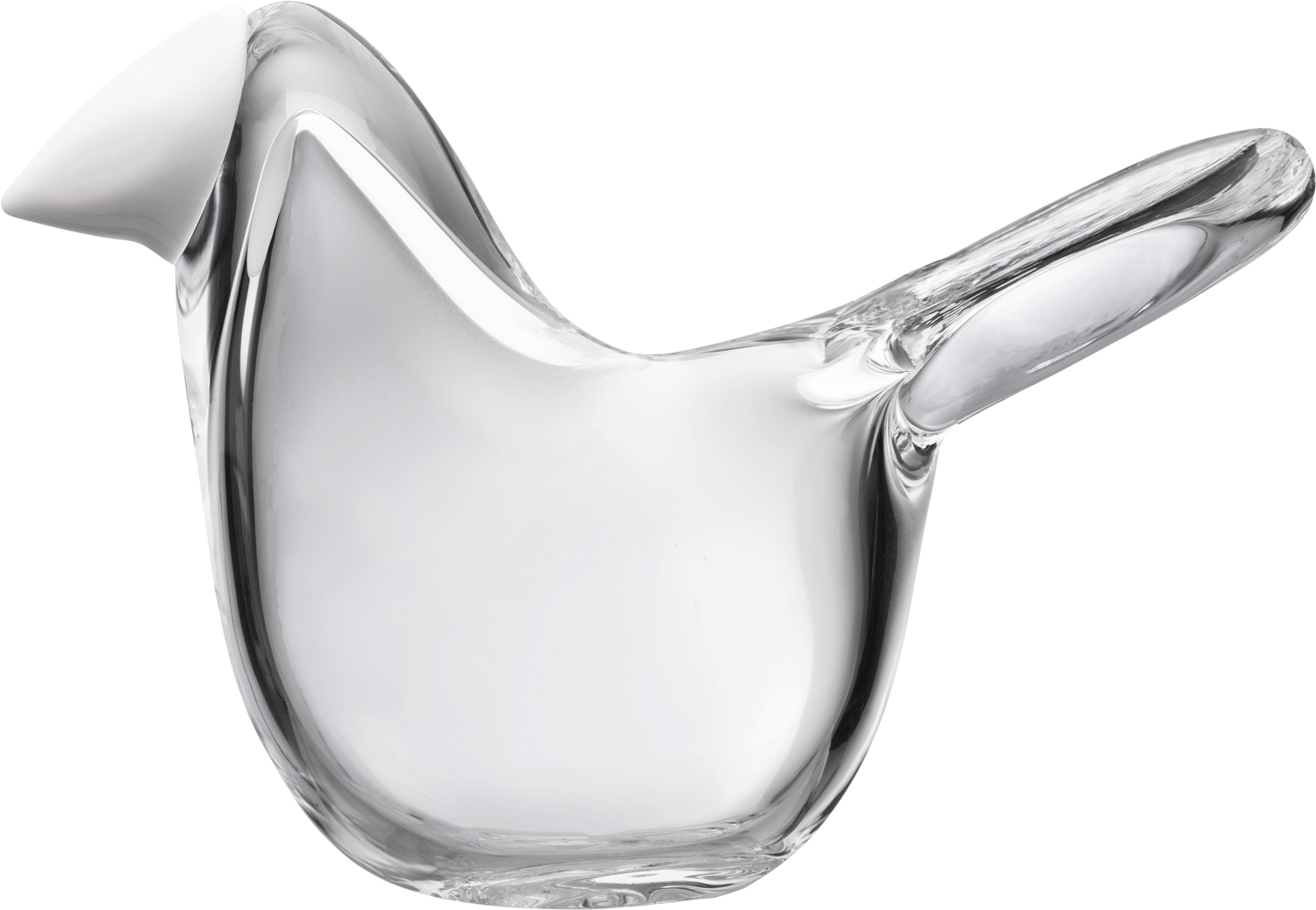 Iittala Birds by Toikka Fluesnapper 8 cm Klar Hvid - Figurer Från Magasin