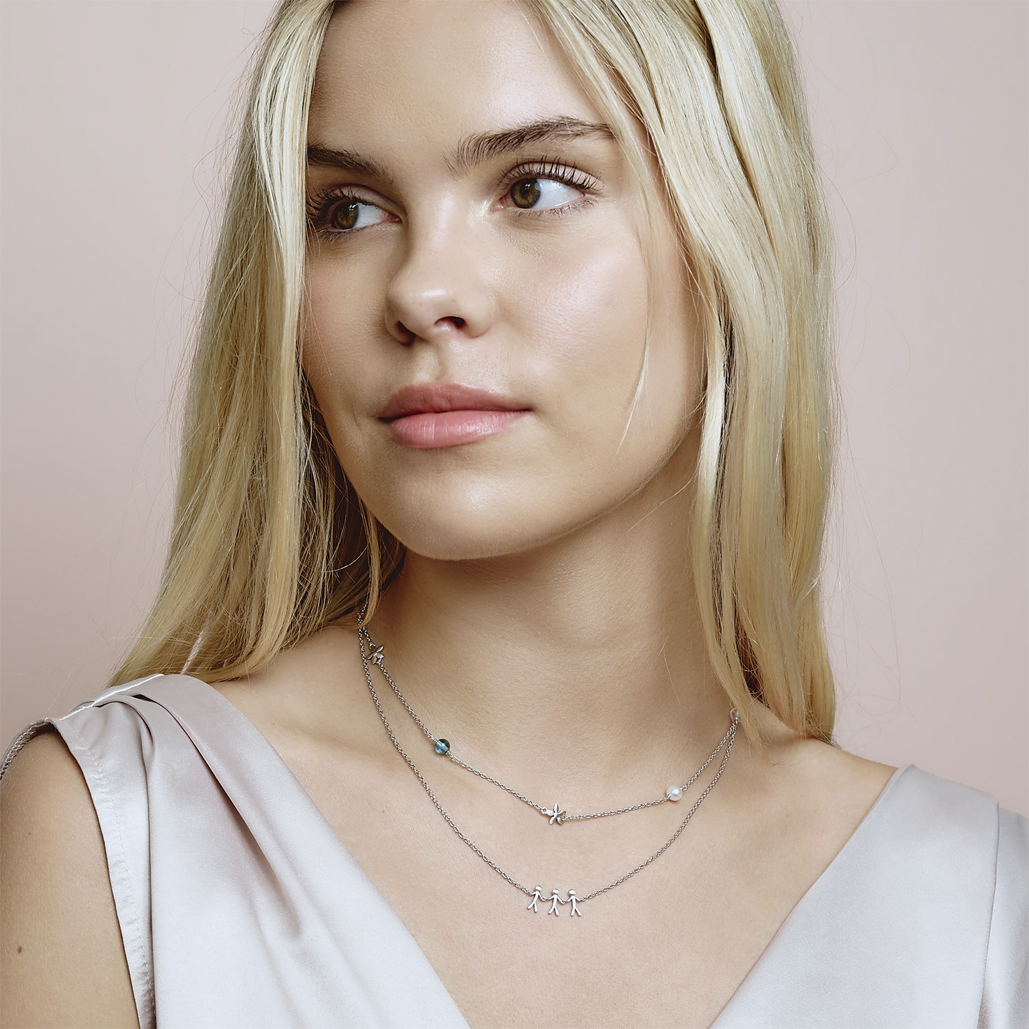 ByBiehl Together Family 3 Necklace Dam Halsband Med Hänge Stl. NO_SIZE - Från Magasin