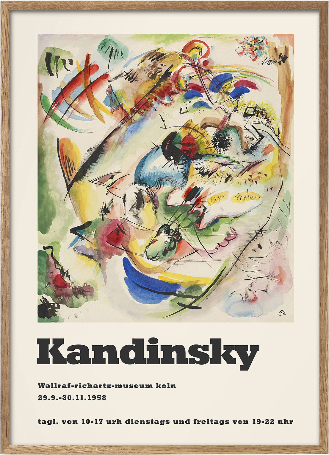 Poster & Frame Pstr Studio Kandinsky 9 - 30x40 Affischer Från Magasin