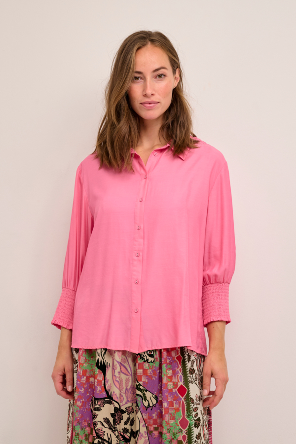 Cream Nolacr Shirt Dam Långärmade Blusar Stl. 36 - Från Magasin
