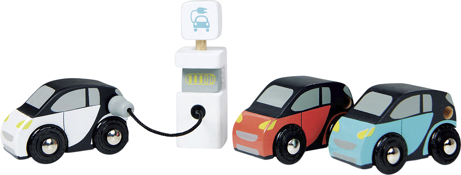 Tender Leaf 3 Biler - Smart car Leksaksbilar Från Magasin