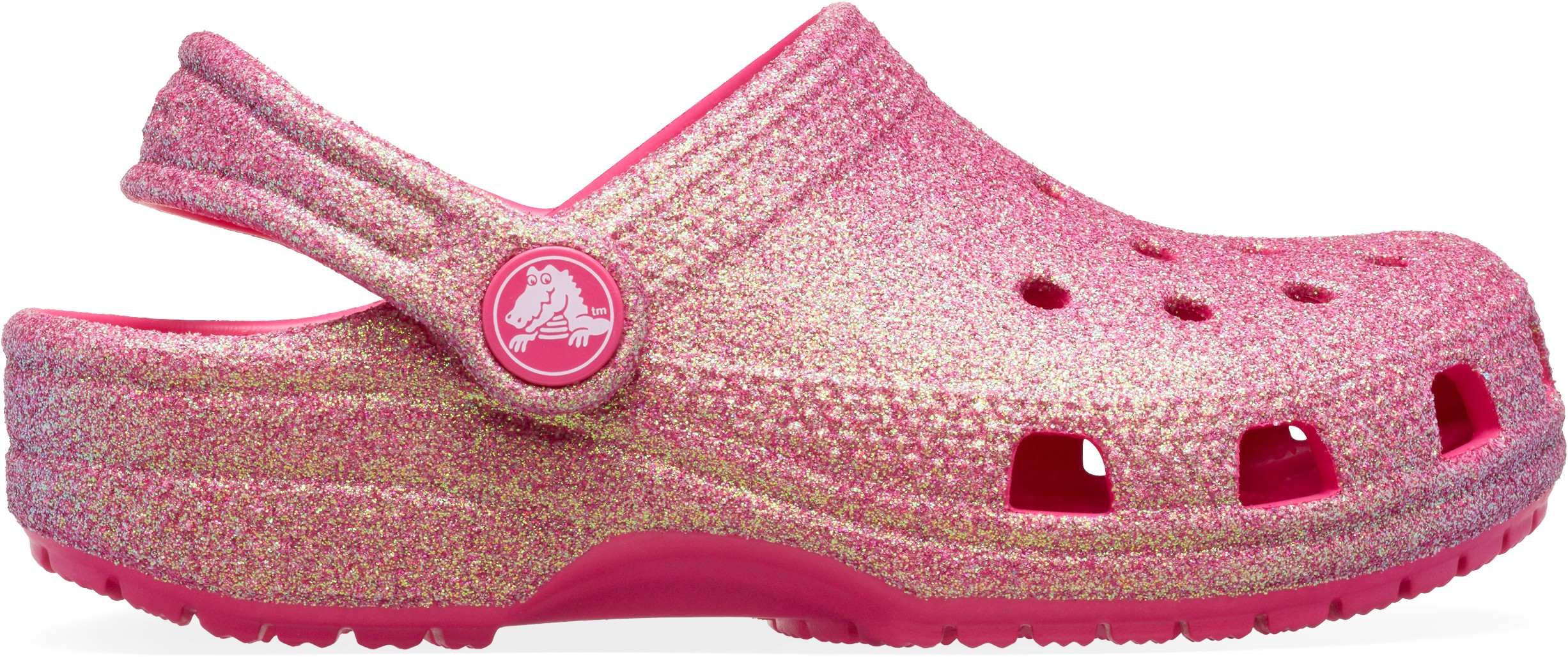 Crocs Classic Iridescent Glitter CgT Dgf Stl. 24/25 - Tofflor Från Magasin