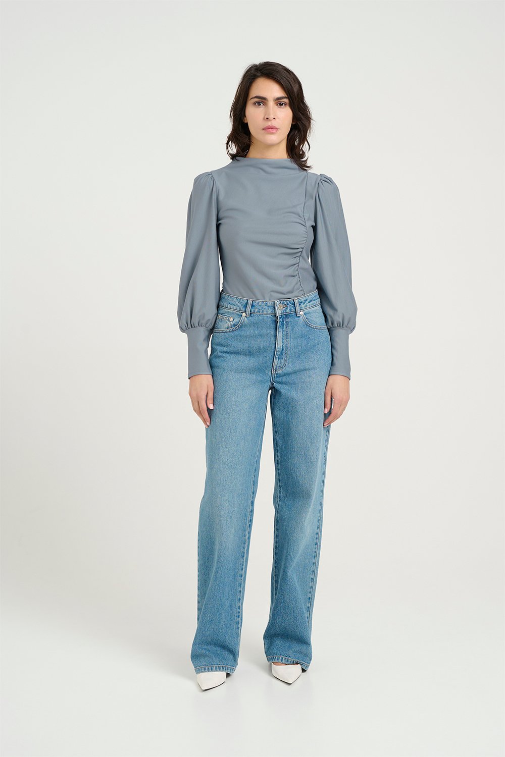 Gestuz Rifagz Puff Blouse Noos Dam Långärmade Blusar Stl. S - Från Magasin