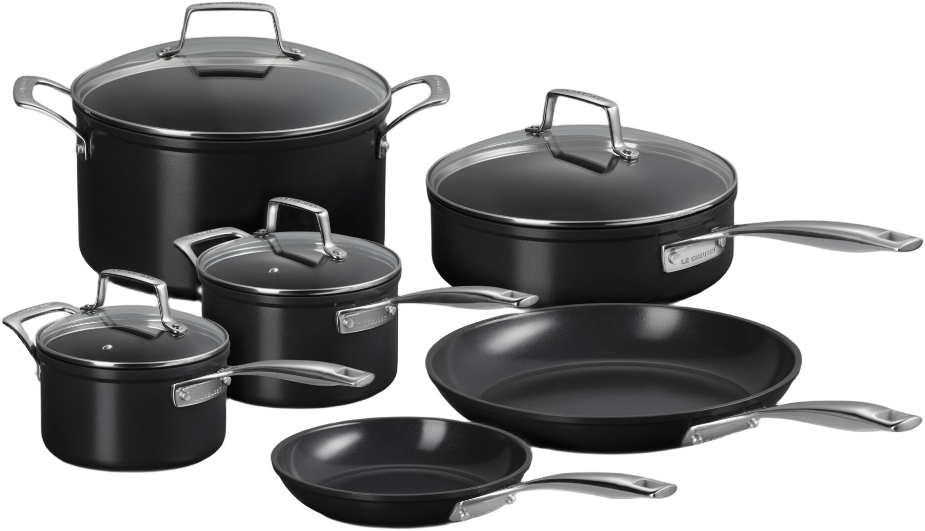 Le Creuset Grydesæt Ensc m/6 M/gl - 18cm Grytset Från Magasin