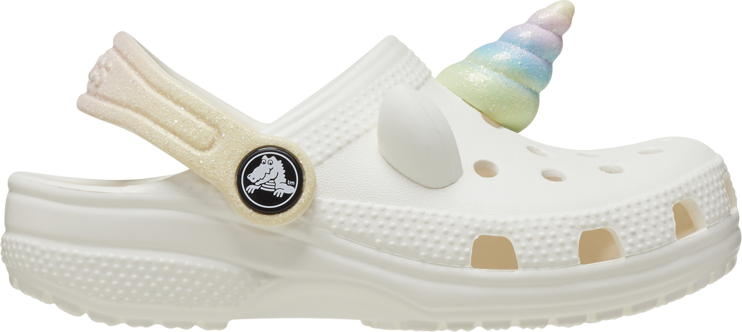 Crocs Classic IAM Rainbow Unicorncgt Chk Stl. 24/25 - Sandaler Från Magasin