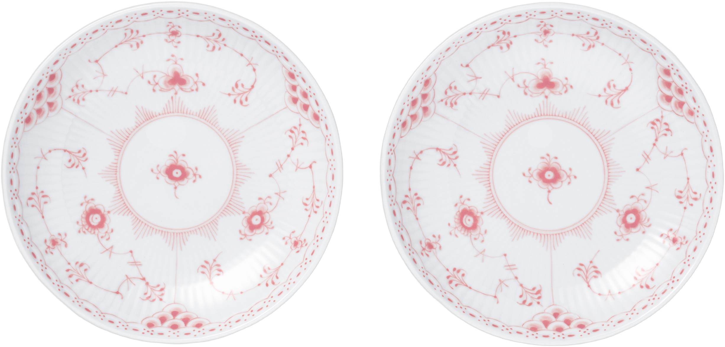 Royal Copenhagen Koral Musselmalet Halvblonde lav Skål, 15 cm, 2 stk. - cm Serveringsskålar Från Magasin