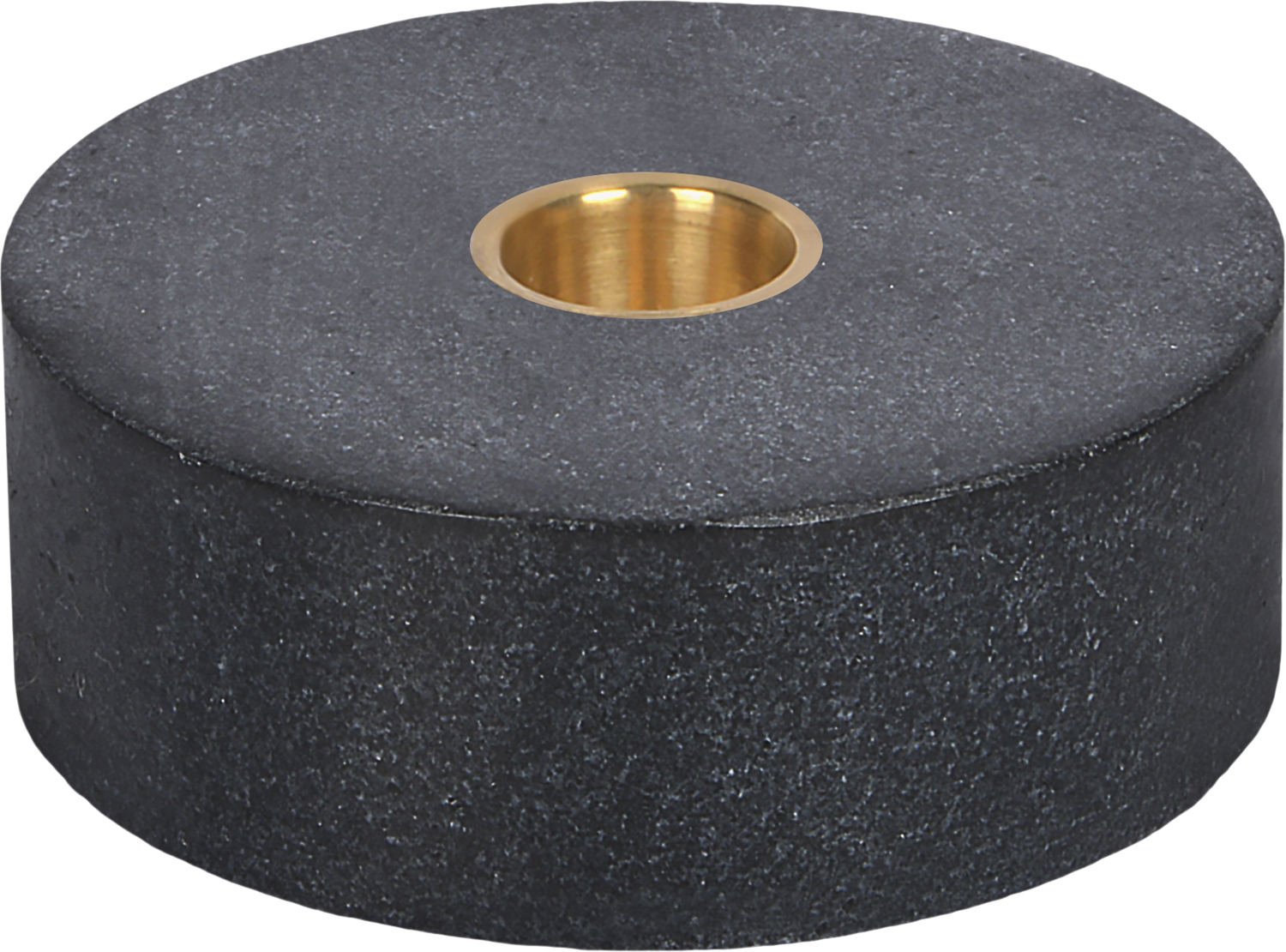 Uyuni Marble Base Candleholder, Black, 3,5x10 cm - NO_SIZE Ljusstakar För Kronljus Från Magasin
