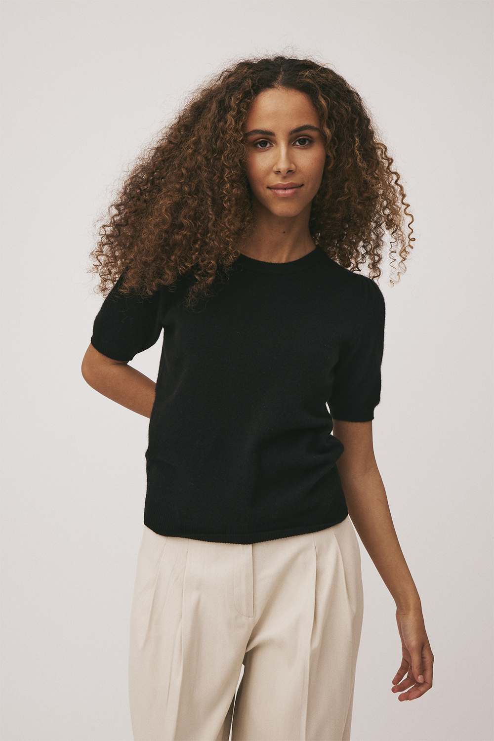 Magasin Mabel 4 100% Cashmere Dam Långärmade Blusar Stl. XS
