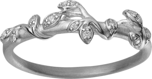 ByBiehl Jungle Ivy Sparkle Ring Dam Ringar Stl. 52 - Från Magasin