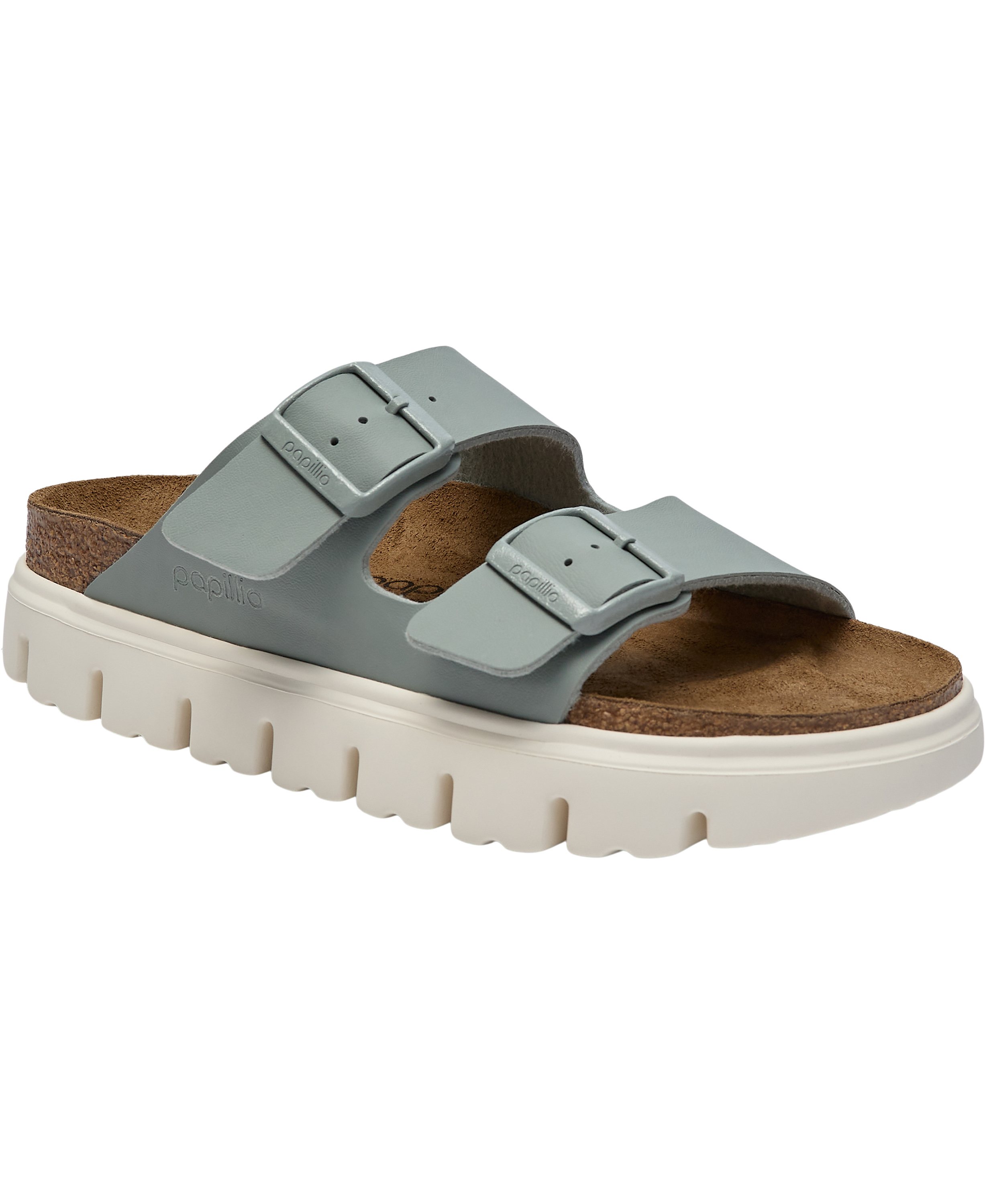 Birkenstock Arizona Chunky BF Pure Sage Dam Stl. 36 - Platta Sandaler Från Magasin