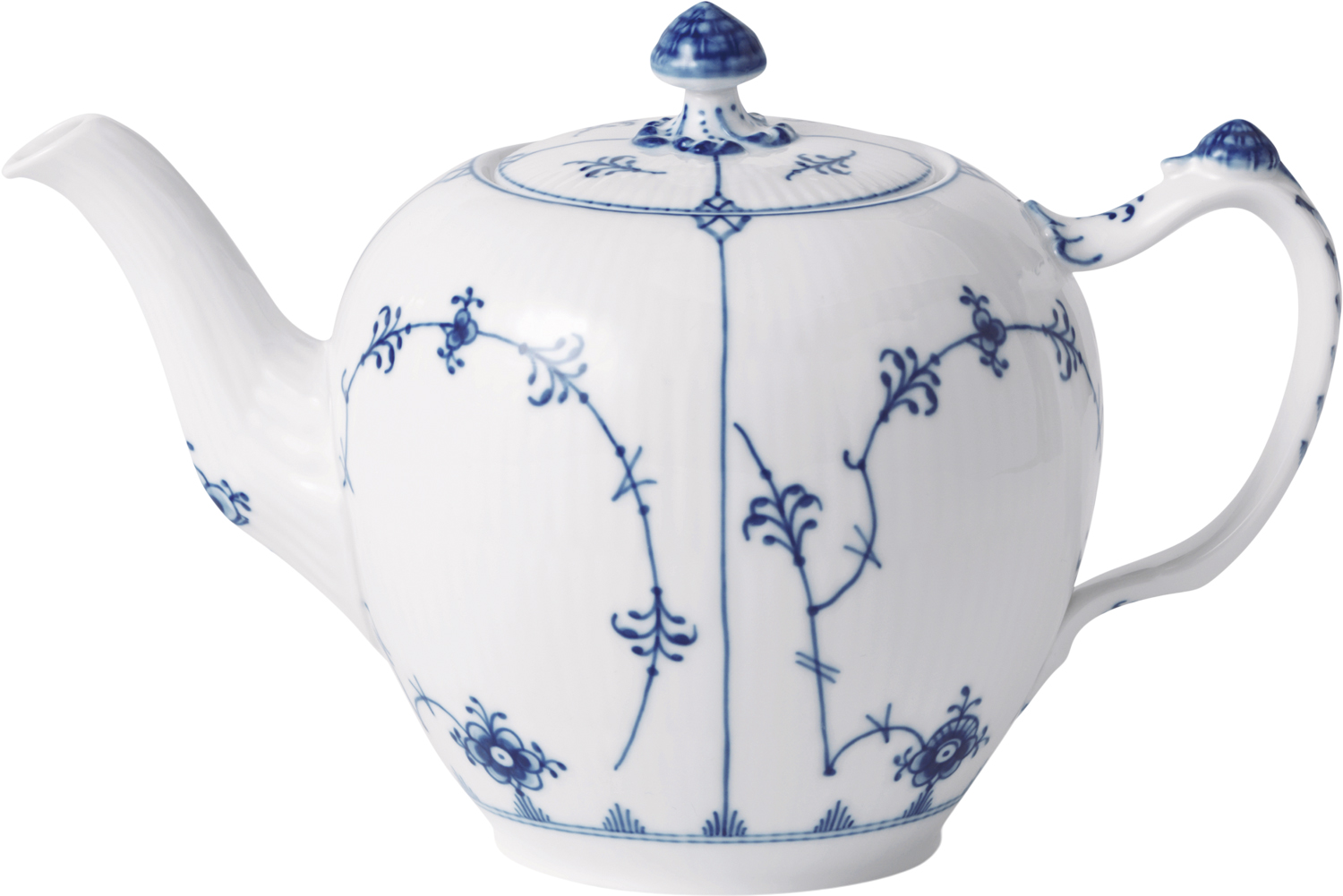 Royal Copenhagen Musselmalet Riflet Tekande 70 cl - NO_SIZE Tekannor Från Magasin