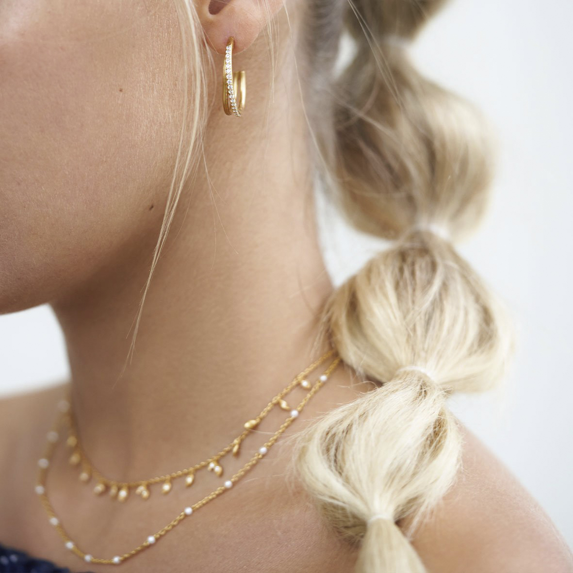 ByBiehl Jungle Vine Sparkle Necklace Dam Halsband Med Hänge Stl. NO_SIZE - Från Magasin