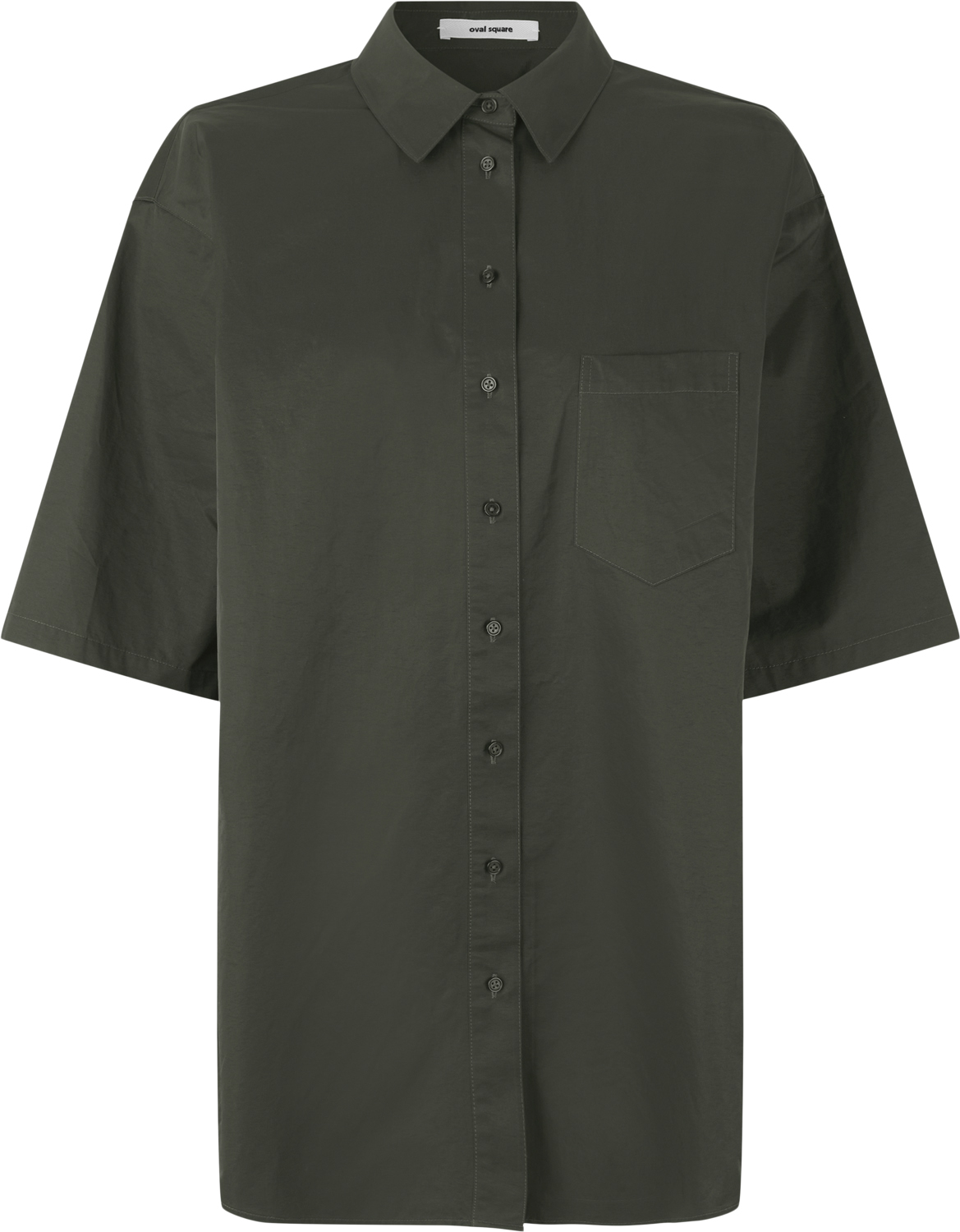 Oval Square Oswork Shirt Dam Kortärmade Skjortor Stl. XS - Från Magasin