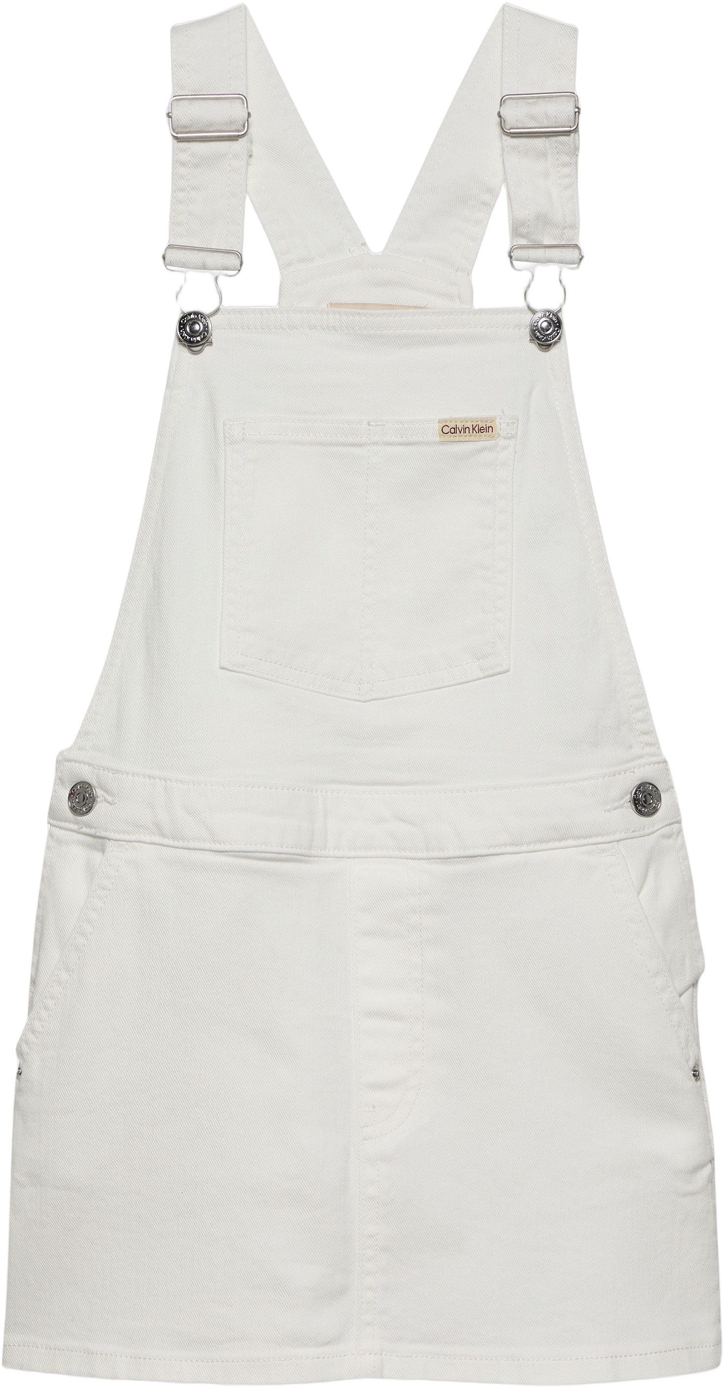 Calvin Klein Denim Dress White Dam Korta Klänningar Stl. 14 - Från Magasin