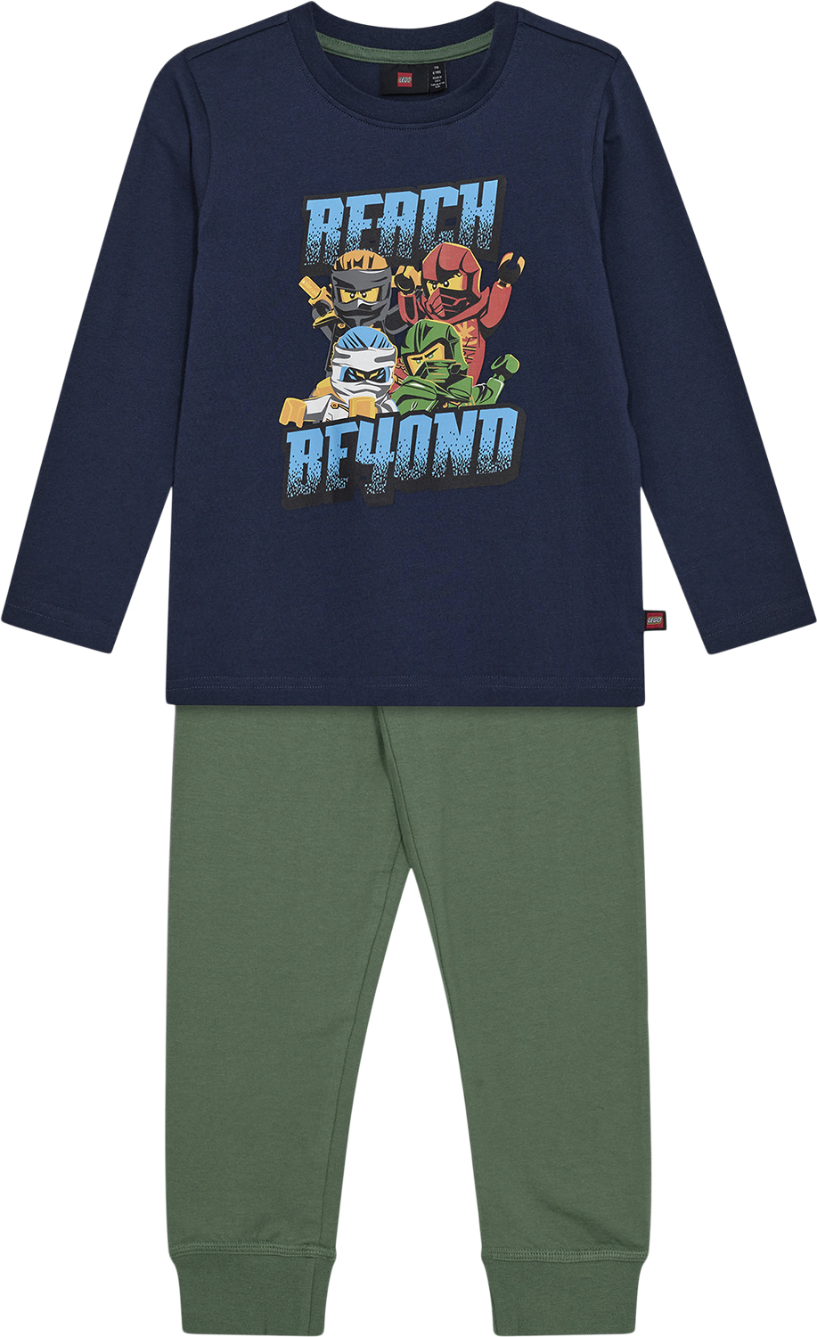 LEGO kidswear/LEGO børnetøj Lwagan 111 Pyjamas Stl. 122 cm pojkar - Pyjamasar Och Sovplagg Från Magasin