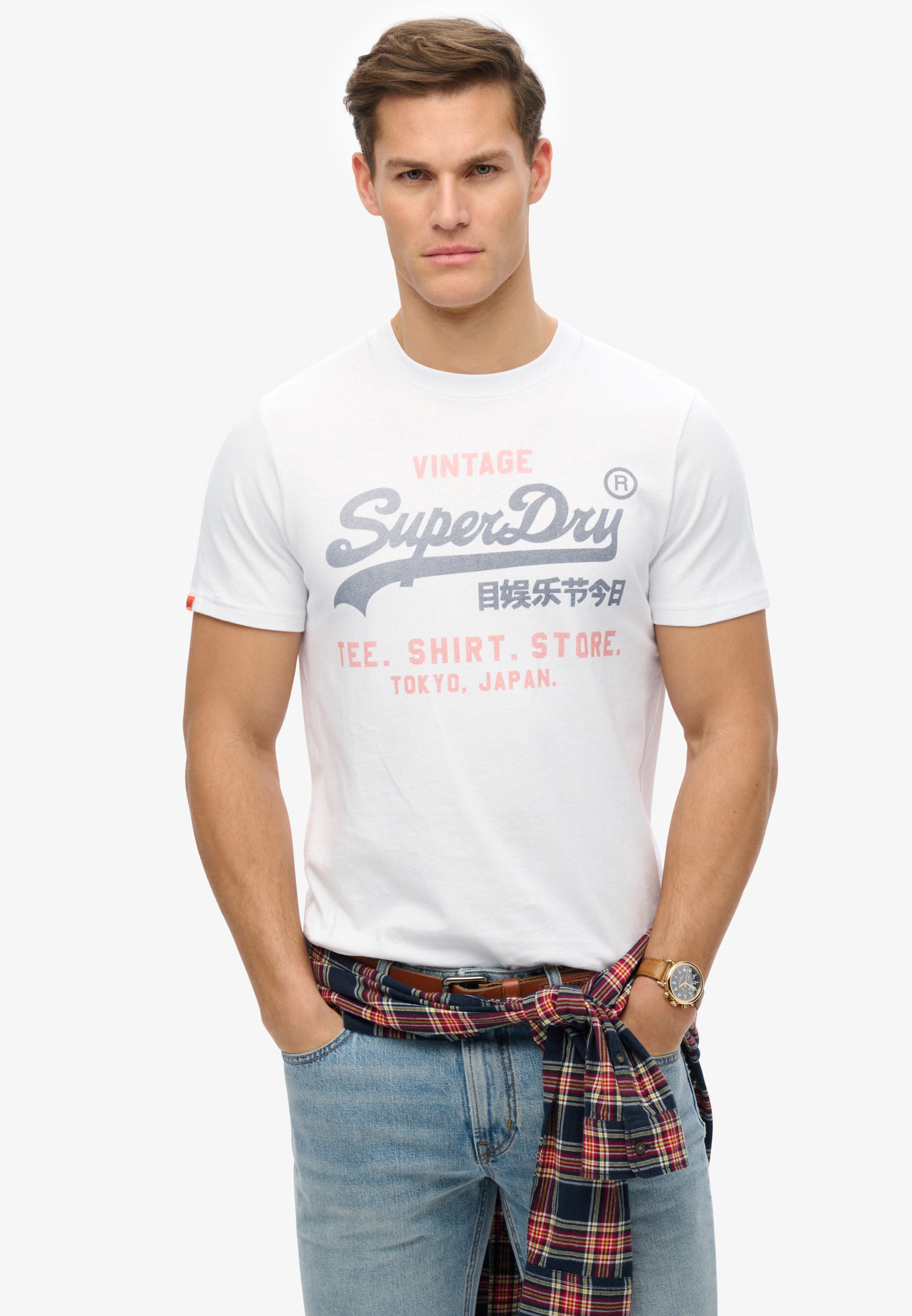 Superdry VL Heritage Relaxed TEE Herr Kortärmade Stl. L - Från Magasin